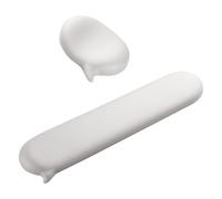 Confort du poignet pour une utilisation prolongée de l'ordinateur - Repose-pieds en gel de silicone - Base antidérapante en cuir synthétique - Design ergonomique