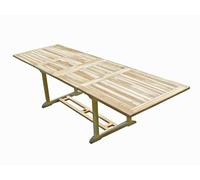 Confort & Loisirs Table de Jardin en Teck BATAN 10/12 Places