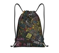 Confort Sac à Dos Cordon Formule mathématique Sacs à Cordonnet Multifonctionnel Sac de Piscine pour Gym Homme Surf 36X42cm
