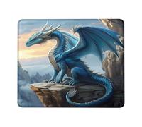Confort Tapis de Souris de Jeu Dragon Cool Animal 3D Dinosaure Mon-Ster Rock Mouse Pad Gaming Mousepad 25x30cm pour Ordinateur,PC,Souris