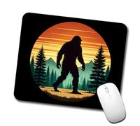 Confort Tapis de Souris Gamer Bigfoot rétro Marche dans Le Gaming Mousepad Gamer Mouse Pad 25x30cm pour Jeux,PC,Joueurs Professionnels