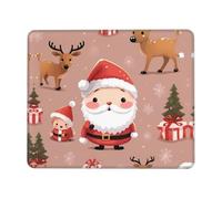 Confort Tapis de Souris Gaming, De Jolies Vacances de Noël Mousepad Portable Tapis de Souris d'Ordinateur pour Bureau Claviers Souris