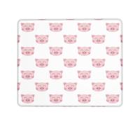 Confort Tapis de Souris, Motif Animal Mignon et Joyeux de Cochon Pastel et Girly Souris de Gaming Bords Cousus Tapis Souris pour PC Joueurs Professionnels Souris