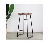 Confortable Chaise de Bar Minimaliste Chaise en Bois Massif Tabouret Haut à la Mode et créative Moderne ménage