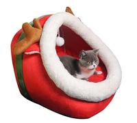 Confortable pour chats, doux festif et confortable - lit chaud et confortable | pour dormir, chaleur hivernale, bien-être quotidien, détente et confort à la maison