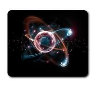 Confortable tapis de souris - Physique Science Particules atomique 23,5 x 19,6 cm (9,3 x 7,7 pouces) pour les ordinateurs et ordinateurs portables, de bureau, cadeaux, Base antidérapante - RM12393