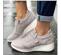 Confortables - Élégantes chaussures orthopédiques et extrêmement souples (EU36, grises)