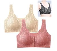 Confortlift Dentelle - Ouverture Avant, Soutien Gorge Fermeture Devant sans Armature, BrassièRe De Sport Et Yoga, Confortable Respirant BrassièRe Femme Grande Taille (N,4TG)