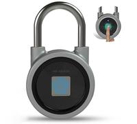 Confozen Cadenas Connecté Bluetooth, Serrure de Sécurité, Aluminium et Zinc, Blanc, Contrôle par Smartphone, 15 x 15 x 15 cm, Protection Anti-vol