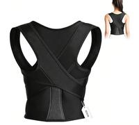 Confozen Correcteur de Posture, Dispositif de Soutien du Dos et des Épaules, Ajustable, pour Hommes et Femmes