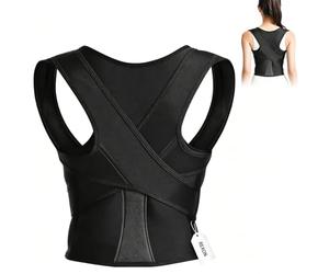 Confozen Correcteur de Posture, Dispositif de Soutien du Dos et des Épaules, Ajustable, pour Hommes et Femmes