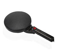 Confozen Crêpière Électrique, Machine à Crêpes Multifonction, Plaque Céramique, Jaune, Alliage de Zinc, 12.5x28x24 cm, 800W, 251g, Manuel d'instruction, Style Mini U