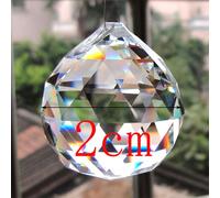 Confrontal Crystal Prism Suncatcher,IkPendant,Rainbow Maker,Sun Catcher,Window,Home Garden Decoration,Party Wedding Decor - Type 2CM