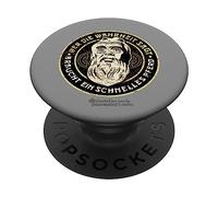 Confucius Inscription en Allemand « Wer Die Wahrheit SAGT Konfucius » PopSockets PopGrip Adhésif