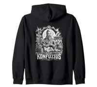 Confuzious Quant à la Seule Voie pour Rechercher la Sagesse Sweat à Capuche