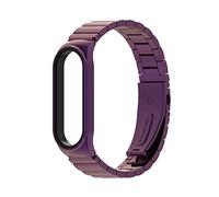 Cong Yi Ajustement approprié for Xiaomi Mi Band 6/5 Strap MI 3 4 Gandes de montre Universal Bracelet en métal Bangs de montre en acier inoxydable 304(17)