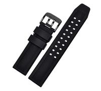 Cong Yi Bracelet De Montre De Sport De Plongée Compatible Avec La Montre Luminox 3051 7251 3050 1820 7251 3051 En Caoutchouc De Silicone 20mm 22mm 23mm(Black-Black,20mm)