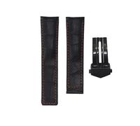 Cong Yi Bracelet de montre en cuir de vachette véritable pour homme 20 mm, 22 mm, 24 mm, compatible avec TAG HEUER CARRERA Monaco AQUARACER, 22mm
