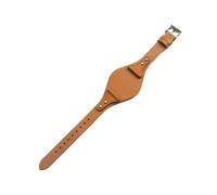 Cong Yi Bracelet De Montre En Cuir Véritable Compatible Avec Les Modèles Fossil ES4114, ES4113, ES3625, ES3616 Et ES3838 (petit Modèle, 18 Mm, Rouge Noir)(Smokey Mauve,18mm Silver)