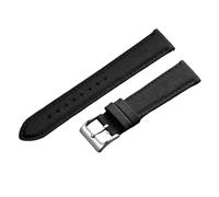 Cong Yi Bracelet de montre en toile de voile véritable de qualité supérieure, 20 mm et 22 mm, double face, en nylon imperméable, à dégagement rapide, for le sport(Black,22mm)