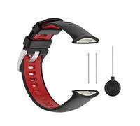 Cong Yi Bracelet de sport en silicone compatible avec la montre Polar Vantage V2, bracelet de rechange, accessoires de montre 1:1(Black Red)