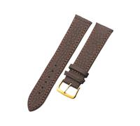 Cong Yi Bracelet en cuir de vachette à motif de litchi Remplacement en cuir souple Accessoires de bracelet de montre for hommes et femmes(B,10mm)