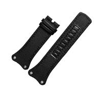 Cong Yi Bracelet En Nylon + Cuir Noir Marron Bleu For Homme Compatible Avec K4B384B3 K4B371B6 K4B371B3 K4B384B6 Toile Montre Ceinture Chaîne De(Black NO)