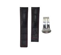 Cong Yi Cuir De Vachette For HommeBracelet Véritable Bracelet Montre 20mm 22mm 24mm Compatible Avec Le TAG HEUER CARRERA Monaco AQUARACER Ceinture(With Silver Clasp-03,24mm)