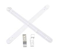 CONGARTENO 1 Set Duparers Slides Dusitoir en Plastique Doiteur De Glissière Rail Dusitoir Track Hardware Côté Supporter Drawer Tlide Rail Guide Guide De Remplacement De Rail