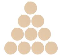 CONGARTENO 10 Disques de Ponçage Ronds 150Mm Grain 180 Papiers Abrasifs Autocollants pour Ponceuse 15 CM Polissage Meulage du Bois Métal Aluminium et Fibre de Verre