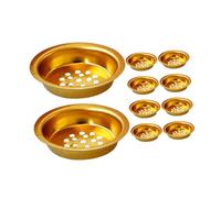 CONGARTENO 10 pièces Accessoires pour Brûleur d’Aromathérapie Acier Inoxydable Design Moyen-Orient Tamis pour Décor Exotique pour Maison et Bureau