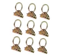CONGARTENO 10 Pièces Anneaux Darrimage E Track Acier Haute Résistance Accessoires Darrimage pour Remorques Camions Fourgonnettes et Pickups Compatibles Sangles et Chaînes