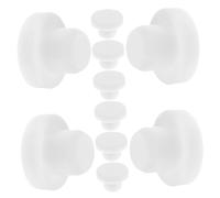 CONGARTENO 10 Pièces Bouchons Silicone Solides pour Bouteilles de Poivre et Sel Bouchons de Remplacement Étanches et pour Tubes et Pots Accessoires Cuisine Réutilisables