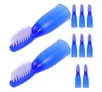 CONGARTENO 10 pièces Brosse à Dents Souple à Manche Court pour Soins Dentaires Milieu Carcéral Portable Design Large Tête pour Nettoyage Profondeur Usage Quotidien Sûr et Pratique
