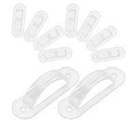 CONGARTENO 10 Pièces Caches Interrupteurs Transparent Protection Sécurité Garçon Fille Plaques Murales Décoratives pour Chambre Bureau Cuisine
