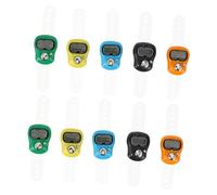 CONGARTENO 10 Pièces Compteur Manuel Mécanique à Chiffres Compteur Cliquet Portable Résistant Aux Chocs pour Enregistrement Sportif Couleurs Aléatoires Couleur Aléatoire