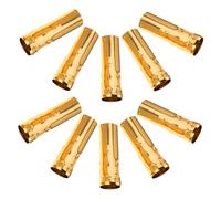 CONGARTENO 10 Pièces Fourreaux Bougie Lustre Tube Couvre Bougie Suspendue Style Européen pour Remplacement Douille Chandelier