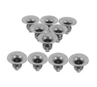 CONGARTENO 10 Pièces Iron Candle Holders Unfinished Metal Candle Cups for DIY Supplies Heat Resistant Single-Head Candlestick Decor for Festivals and Gatherings