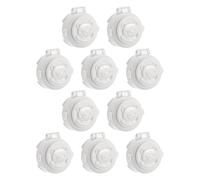 CONGARTENO 10 Pièces Lot de 10 Caches de Bouton-poussoir de Sécurité pour Lave-linge et Démarrage Voiture, Verrou de Protection Anti-appui Accidentel, Plastique Robuste, Compatible