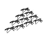 CONGARTENO 10 pièces Lot de Pinces Fer Accessoires Microphone Durables Clips de Fixation pour Microphones et Faciles à Utiliser