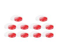 CONGARTENO 10 pièces Lot de Plaques de Culture Agar Milieu de Croissance et Résistant pour Laboratoire et Institutions Médicales