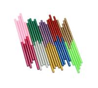 CONGARTENO 100 pièces Bâtons de Colle Chaude Pailletée Colorée Adhésif Fort EVA Écologique pour Bricolage Réparations et Décoration Polyvalente
