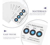 CONGARTENO 100 pièces Cartes Indicatrices Humidité Points Changement pour Contrôle Précis Entrepôts Musées Laboratoires