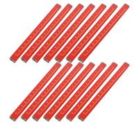 CONGARTENO 100 Pièces Crayon de Menuisier Octogonal avec Noyau Noir Solide et Échelle Intégrée Crayon Anti-roulement pour Marquage Précis Du Bois et Tâches de Construction