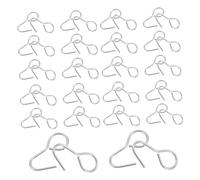 CONGARTENO 100 pièces Crochets Métalliques pour Housse Siège Auto Fixation Pratique sans Outils Multifonction pour Voiture Maison et Bureau Installation Facile