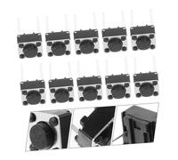 CONGARTENO 100 pièces Interrupteurs Momentané pour Pcb Bouton Poussoir et Fiable Composant Électronique Pratique pour Remplacement et Sauvegarde