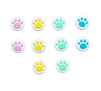 CONGARTENO 10pièces Capuchons De Protection Silicone Pour Joysticks Design Patte De Chat Accessoires De Manette De Jeu Améliorez Votre Expérience De Jeu Avec Précision Et Sensibilité