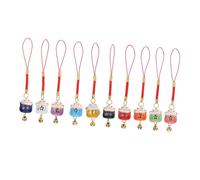 CONGARTENO 10pièces Lot De Porte-clés De Chat Décorations Suspendues Pour Coque De Téléphone Accessoires Pratiques Pour Téléphone Portable Et Appareil Photo