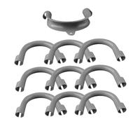 CONGARTENO 10pièces Support De Tuyau De Drainage u Pour Machine à Laver Clip De Fixation Pour Évacuation De Lavage Guide De Tuyau De Vidange Pour Lave-linge