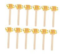 CONGARTENO 12 pièces Décorations Abeille avec Bâtons Miel Décor Table Cuisine Fête Thème Abeille Printemps